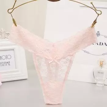 3 шт. Женское нижнее белье большого размера, женские стринги, женские прозрачные кружевные сексуальные трусики S