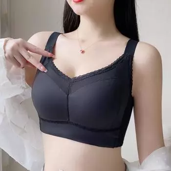 Женское нижнее белье большого размера, тонкий ультратонкий бюстгальтер с полной чашкой, против провисания груди, 100 кг. 75B