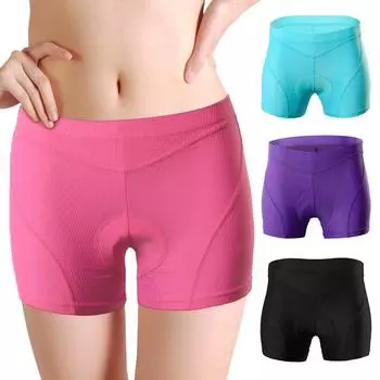 Женское нижнее белье для велосипедистов с 3D подкладкой MTB, велосипедное нижнее белье, шорты L розовый