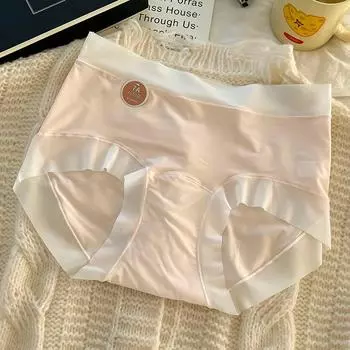 Женское нижнее белье, дышащие трусики с подтяжкой живота и талии, милые простые антибактериальные трусы XL чёрный