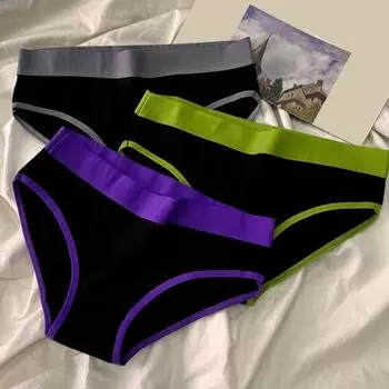 Женское нижнее белье Hipster для менструации Послеродовые менструальные трусы Средняя талия Полностью закрывающие трусы Дышащие M розы красного