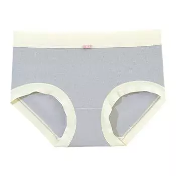 Женское нижнее белье, хлопковые антибактериальные трусики со средней посадкой, женские трусики, бесшовные трусы больших размеров для девочек M телесный