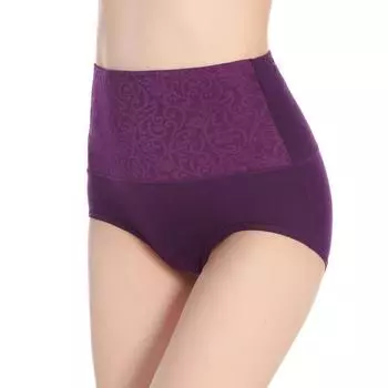 Женское нижнее белье из 4 предметов хлопка с высокой талией в упаковке, послеродовое плотное нижнее белье, женские трусы большого размера L