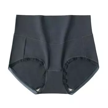 Женское нижнее белье из чистого хлопка с высокой талией, нижнее белье для подтяжки ягодиц, подтягивающее живот, антибактериальные нижние брюки, женские треугольные брюки M