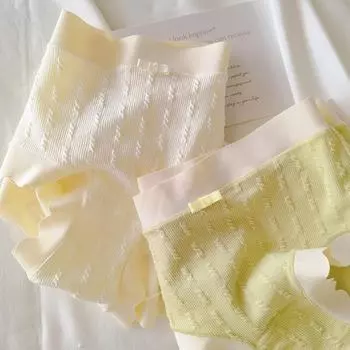 Женское нижнее белье из чистого хлопка, женские трусики-треугольники из хлопка с антибактериальным эффектом и без следов M розовый