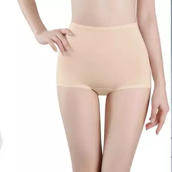 Женское нижнее белье из ледяного шелка с высокой талией, подтяжкой живота, ультратонкие, быстросохнущие, крутые, с ароматом розы, антибактериальные, новые женские трусы