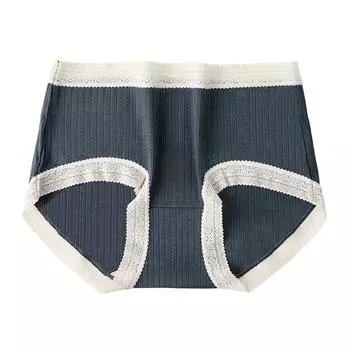 Женское нижнее белье из модала с антибактериальными блоками, удобное нижнее белье, высокоэластичные дышащие треугольные брюки со средней талией M