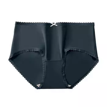 Женское нижнее белье из высококачественного шелка, антибактериальное нижнее белье, удобное нижнее белье со средней посадкой, треугольные брюки из модала