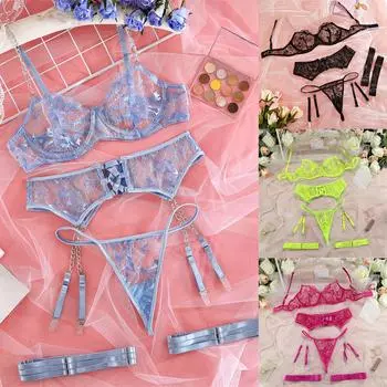 Женское нижнее белье, наклейки на грудь, корсеты, прозрачные блузки, нижнее белье L