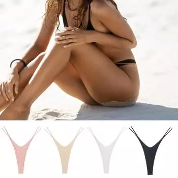 Женское нижнее белье с низкой посадкой, защитные быстросохнущие двухслойные пояса, сексуальные женские трусы для повседневной носки S белый