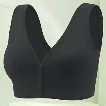 Женское нижнее белье с пряжкой спереди и вставкой, большой эластичный жилет типа среднего и пожилого возраста, большого размера One size fits all