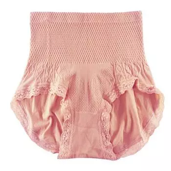 Женское нижнее белье с высокой талией, контроль живота, поддержка бедер, послеродовое восстановление, сплошной цвет, эластичные дышащие женские бесшовные трусики XL