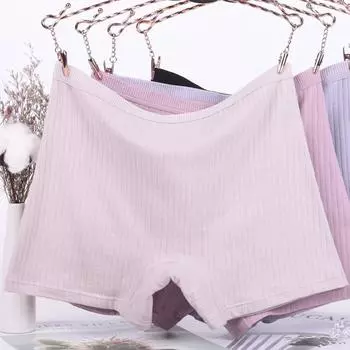 Женское нижнее белье с высокой талией, трусики, женские дышащие трусы, короткие штаны больших размеров XL XXL 3XL 4XL 5XL 6XL XL фиолетовый