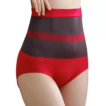 Женское нижнее белье с высокой талией и утягивающим эффектом для девочек на вечеринке Дышащий корсет Chinlon Waist Trainer Эластичное корректирующее белье Нижнее белье m