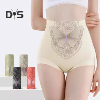 Женское нижнее белье с высокой талией, полностью закрывающие трусы, мягкие дышащие послеродовые трусы, эластичные трусы, утягивающие живот, женские трусики L зелёный