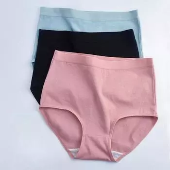 Женское нижнее белье с высокой талией, утягивающее живот и бедра, нижнее белье больших размеров. M