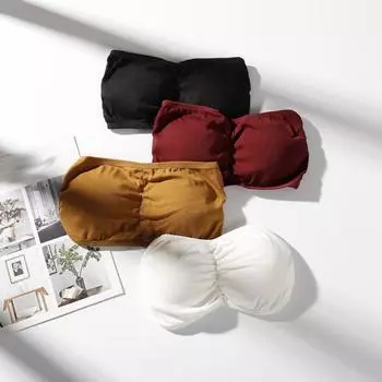 Женское нижнее белье, топы-трубы, бюстгальтеры, дышащие, нескользящие, без бретелек, обтягивающие бюстгальтеры, нижнее белье One Size