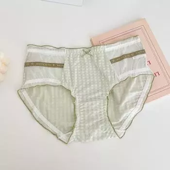 Женское нижнее белье, трусики большого размера, мягкие антибактериальные дышащие трусы M