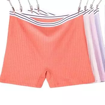 Женское нижнее белье, трусы-боксеры с высокой талией, женские дышащие трусы M светло-серый