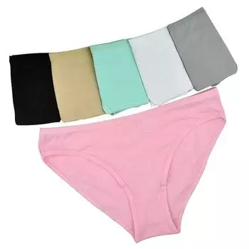 Женское нижнее белье, женские хлопковые сексуальные трусики, трусы с низкой посадкой для девочек, женские трусики, нижнее белье, 6 шт. M