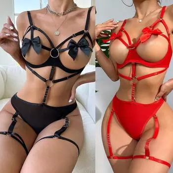 Женское ночное белье на тонких бретельках, прозрачные сексуальные ночные рубашки, кружевные пижамы, сексуальный комплект нижнего белья L