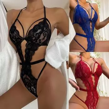 Женское ночное белье на тонких бретельках, прозрачные сексуальные ночные рубашки, кружевные пижамы, сексуальный комплект нижнего белья XL