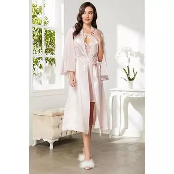 Женское ночное платье с плащом и рукавами Pierre Cardin