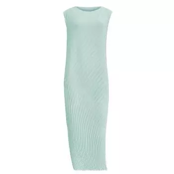 Женское облегающее плиссированное платье без рукавов весна/лето 2025 в новом французском стиле One Size чёрный