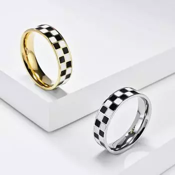 Женское одинарное кольцо-хвост, модное, черное, белое, с сетчатым дизайном, парные ювелирные изделия, аксессуары, американский стиль, повседневная одежда для девочек, ювелирное кольцо 5