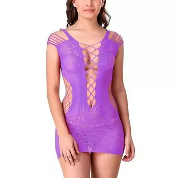 Женское однотонное нижнее белье длиной выше колена из полиамида и спандекса для куколок Free