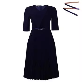 Женское однотонное плиссированное платье с V-образным вырезом 2024 года — модный дизайн в африканском стиле XXXL