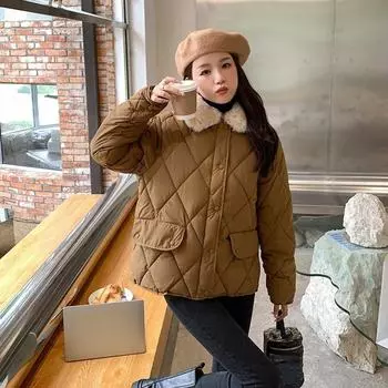 Женское осенне-зимнее однотонное повседневное теплое пальто свободного кроя, удобный топ 2XL чёрный