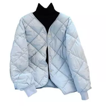 Женское осенне-зимнее пальто с V-образным вырезом, толстым длинным рукавом, теплое однотонное, гладкое, облегающее, с карманами на пуговицах, кардиган, хлопковое пальто, куртка M бежевый