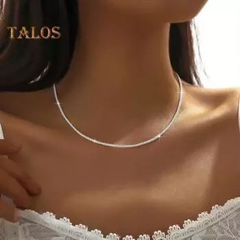 Женское ожерелье, блестящее мягкое стильное ожерелье из искусственного перала с кубическим цирконием, ажурное колье для вечеринки, выпускного вечера, женское ювелирное изделие на шею A