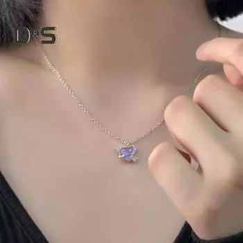 Женское ожерелье-цепочка на ключицу с кубическим цирконием, подвеска Deamy Star Moon, регулируемая, с увеличенной длиной, женское ожерелье для свадебной вечеринки, путешествий, шейных украшений Star