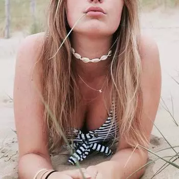 Женское ожерелье-чокер Yousheng из ракушки каури с бисером ручной работы, гавайские пляжные украшения белый