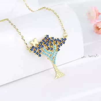 Женское ожерелье «Дерево мира», творческая личность, подвеска «Дерево жизни», цепочка на ключицу