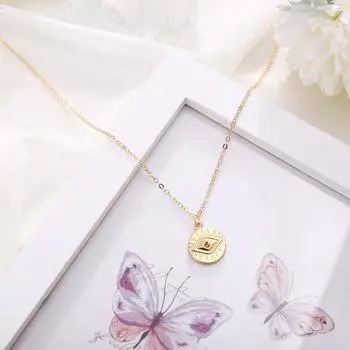 Женское ожерелье для глаз, ювелирная цепочка, колье, подарки