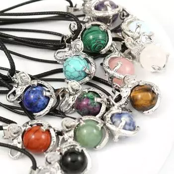 Женское ожерелье из натурального камня агаты/розовый кварц кулон в форме слона кожаные цепочки подвески для женщин любовь романтический подарок Rose Quartz