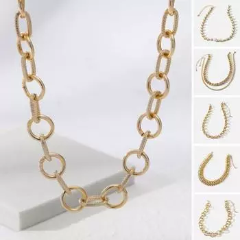 Женское ожерелье из сплава в стиле панк, подарок H