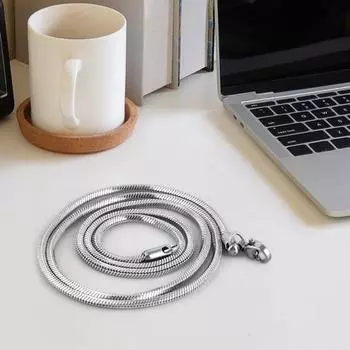 Женское ожерелье, квадратная цепочка в виде змеи, ювелирные изделия в стиле панк, корейский стиль, геометрическая цепочка на ключицу, ювелирный подарок B