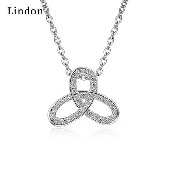 Женское ожерелье Lindon из медного сплава с цирконием, кулон для женщин, вечерние подарки, модный подарок