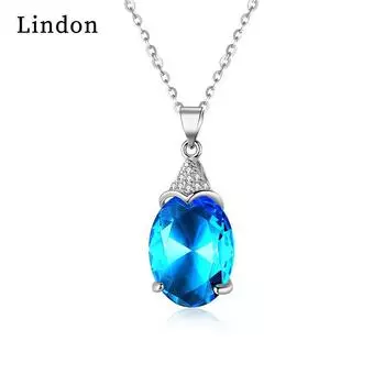 Женское ожерелье Lindon из медного сплава с цирконием, кулон для женщин, вечерние подарки, модный подарок