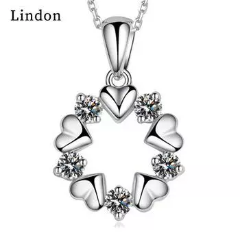 Женское ожерелье Lindon из медного сплава с цирконием, кулон для женщин, вечерние подарки, модный подарок
