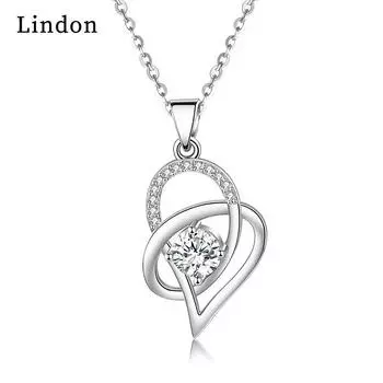 Женское ожерелье Lindon из медного сплава с цирконием, кулон для женщин, вечерние подарки, модный подарок
