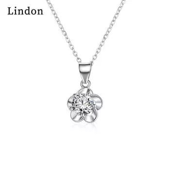 Женское ожерелье Lindon из медного сплава с цирконием, кулон для женщин, вечерние подарки, модный подарок