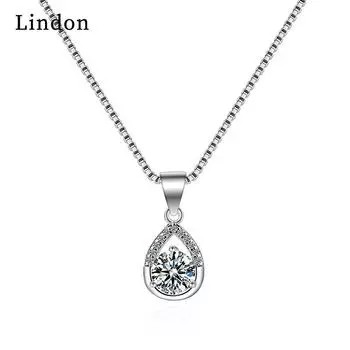 Женское ожерелье Lindon из медного сплава с цирконием, кулон для женщин, вечерние подарки, модный подарок