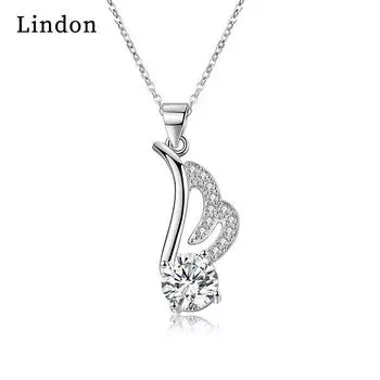 Женское ожерелье Lindon из медного сплава с цирконием, кулон для женщин, вечерние подарки, модный подарок