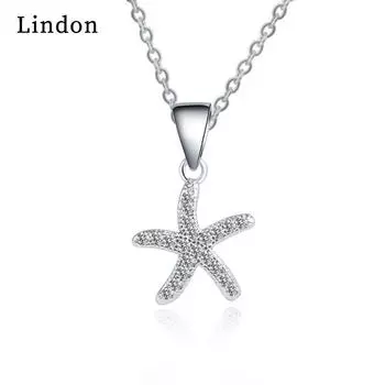Женское ожерелье Lindon из медного сплава с цирконием, кулон для женщин, вечерние подарки, модный подарок