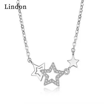 Женское ожерелье Lindon из медного сплава с цирконием, кулон для женщин, вечерние подарки, модный подарок